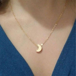 Two Leaves Pendant Clavicle Necklaces For Women