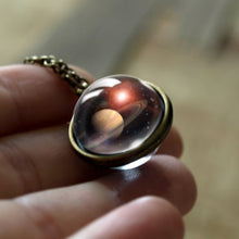 Load image into Gallery viewer, Nebula Galaxy Double Sided Pendant Necklace