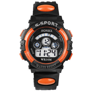 Hot Sale Waterproof Children Watch Boys Girls LED Digital Sports Watches Silicone Rubber watch kids Casual Watch Gift 533