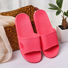 Load image into Gallery viewer, Home Slippers Couple Summer Indoor Non-slip Bathroom Slippers Outdoor Fashion Cushioning Striped Casual Men Women Beach Shoes