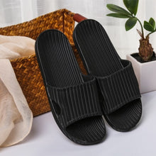 Load image into Gallery viewer, Home Slippers Couple Summer Indoor Non-slip Bathroom Slippers Outdoor Fashion Cushioning Striped Casual Men Women Beach Shoes