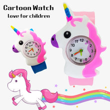 Load image into Gallery viewer, relogio masculino Pony pattern Kids Watches Pat Wrist Watch LED Electronic Sports Watch children unicorn watch hour baby clock