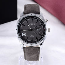 Load image into Gallery viewer, Miler Men Watches Top Brand Fashion Men&#39;s Leather Wrist watch