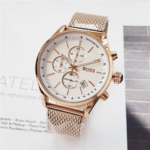 Load image into Gallery viewer, 2019 Boss Watch Luxury Mens watches quartz stopwatch all function all pointers work boss waterproof man chronograph