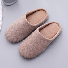 Load image into Gallery viewer, Mntrerm 2019 men Cotton Home Slippers Cute Slippers Winter Warm Plush Indoor Slipper men Warm Soft Bottom Shoes