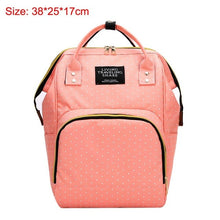 Load image into Gallery viewer, 41color Mummy Backpack Zipper Large Capacity Travel Maternity Bag Diaper Baby Bag Multifunctional Nursing Bag Backpack Baby Care