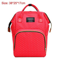 Load image into Gallery viewer, 41color Mummy Backpack Zipper Large Capacity Travel Maternity Bag Diaper Baby Bag Multifunctional Nursing Bag Backpack Baby Care