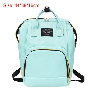 41color Mummy Backpack Zipper Large Capacity Travel Maternity Bag Diaper Baby Bag Multifunctional Nursing Bag Backpack Baby Care