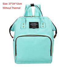 Load image into Gallery viewer, 41color Mummy Backpack Zipper Large Capacity Travel Maternity Bag Diaper Baby Bag Multifunctional Nursing Bag Backpack Baby Care