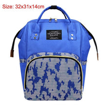 Load image into Gallery viewer, 41color Mummy Backpack Zipper Large Capacity Travel Maternity Bag Diaper Baby Bag Multifunctional Nursing Bag Backpack Baby Care