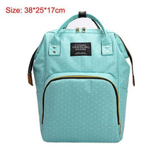 Load image into Gallery viewer, 41color Mummy Backpack Zipper Large Capacity Travel Maternity Bag Diaper Baby Bag Multifunctional Nursing Bag Backpack Baby Care