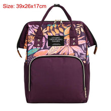 Load image into Gallery viewer, 41color Mummy Backpack Zipper Large Capacity Travel Maternity Bag Diaper Baby Bag Multifunctional Nursing Bag Backpack Baby Care