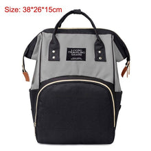 Load image into Gallery viewer, 41color Mummy Backpack Zipper Large Capacity Travel Maternity Bag Diaper Baby Bag Multifunctional Nursing Bag Backpack Baby Care