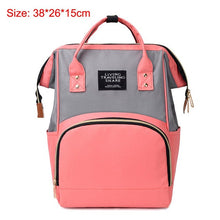 Load image into Gallery viewer, 41color Mummy Backpack Zipper Large Capacity Travel Maternity Bag Diaper Baby Bag Multifunctional Nursing Bag Backpack Baby Care