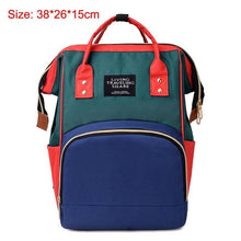 Load image into Gallery viewer, 41color Mummy Backpack Zipper Large Capacity Travel Maternity Bag Diaper Baby Bag Multifunctional Nursing Bag Backpack Baby Care