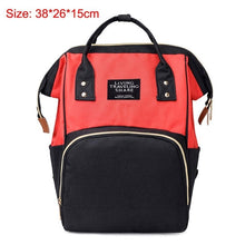 Load image into Gallery viewer, 41color Mummy Backpack Zipper Large Capacity Travel Maternity Bag Diaper Baby Bag Multifunctional Nursing Bag Backpack Baby Care