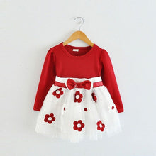 Load image into Gallery viewer, 2019 Winter Long Sleeve Baby Girls Dress For Girl Christening Birthday 0 2T Newborn Toddler Dress Kids Casual Wear Daily Clothes