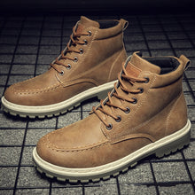 Load image into Gallery viewer, Men Boots High Leather Causal Shoes