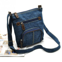 Load image into Gallery viewer, Denim Shoulder Bag for Ladies