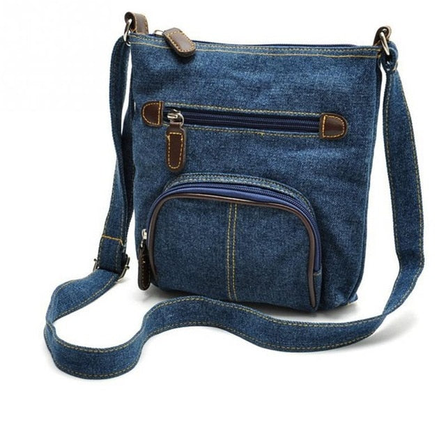 Denim Shoulder Bag for Ladies