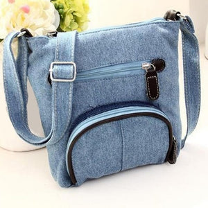 Denim Shoulder Bag for Ladies