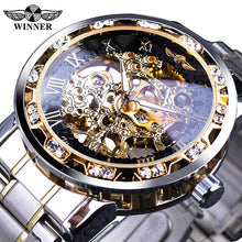 Load image into Gallery viewer, Transparent Fashion Diamond Luminous Wrist Watch