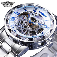 Load image into Gallery viewer, Transparent Fashion Diamond Luminous Wrist Watch