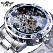 Load image into Gallery viewer, Transparent Fashion Diamond Luminous Wrist Watch