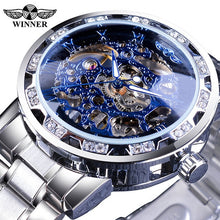 Load image into Gallery viewer, Transparent Fashion Diamond Luminous Wrist Watch