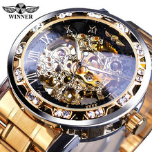 Load image into Gallery viewer, Transparent Fashion Diamond Luminous Wrist Watch