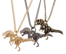 Load image into Gallery viewer, Fashion Dinosaur Skeleton Necklace Chain T-Rex Long Sweater Necklace Charm Jewelry Men Women Children Gift wholesale dropship