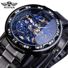 Load image into Gallery viewer, Transparent Fashion Diamond Luminous Wrist Watch