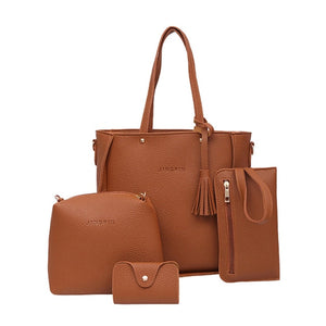 4Pcs  Elegant Ladies handbags set