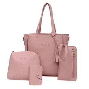 4Pcs  Elegant Ladies handbags set