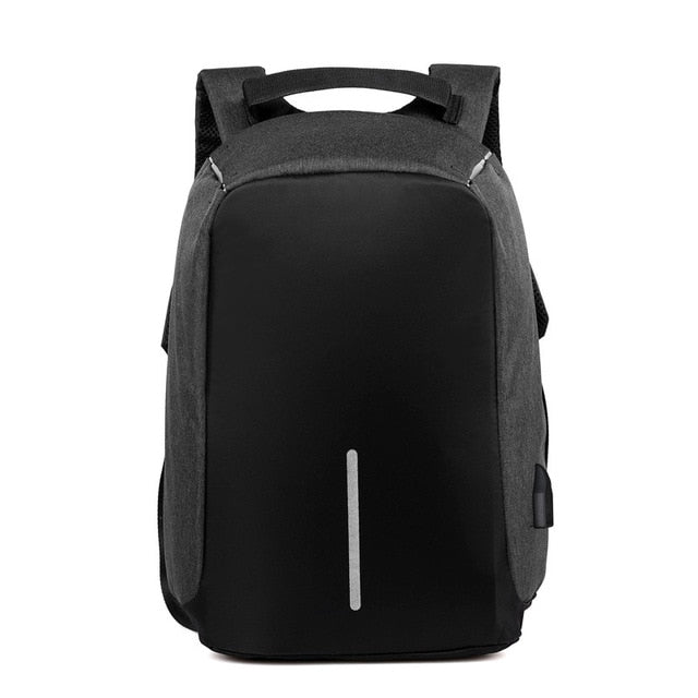 Anti-theft Bag Men Laptop Rucksack Travel Backpack USB Charge