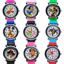 Load image into Gallery viewer, Cartoon Car story Kids Watches Boy Girl Clock Student Sports Waterproof Children Watch Child Quartz Wristwatches Baby Xmas Gift