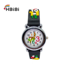 Load image into Gallery viewer, Cartoon Car story Kids Watches Boy Girl Clock Student Sports Waterproof Children Watch Child Quartz Wristwatches Baby Xmas Gift