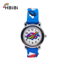 Load image into Gallery viewer, Cartoon Car story Kids Watches Boy Girl Clock Student Sports Waterproof Children Watch Child Quartz Wristwatches Baby Xmas Gift