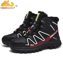 Load image into Gallery viewer, Men Boots Winter Plush Warm Snow Boots Casual