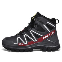 Load image into Gallery viewer, Men Boots Winter Plush Warm Snow Boots Casual
