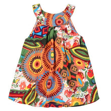 Load image into Gallery viewer, 6M-4T Print Vest Baby for Vestido Clothing Outfit Clothes Floral Fashion Dresses Dress Kids Bohemian Infant Girl