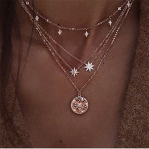 Multi layer Pendant Necklaces