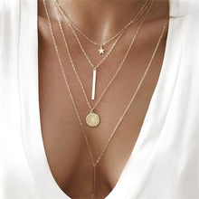 Load image into Gallery viewer, Multi layer Pendant Necklaces