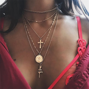 Multi layer Pendant Necklaces