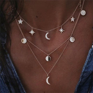 Multi layer Pendant Necklaces