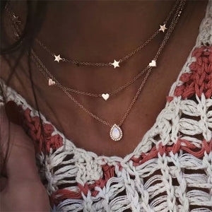 Multi layer Pendant Necklaces