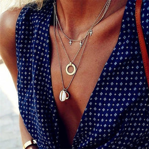 Multi layer Pendant Necklaces