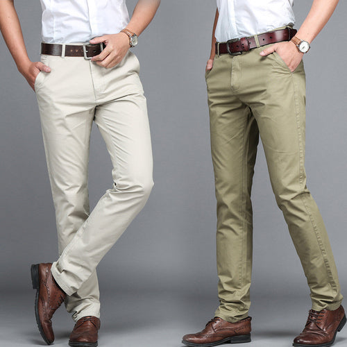 men business trousers Office casual Slim