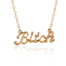 Load image into Gallery viewer, 2019 Hot Popular Letter Baby Pendants Necklace Women Long Chain Alloy Fashion Pendant Necklace Gift Jewelry spdc15b63