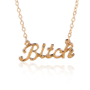 2019 Hot Popular Letter Baby Pendants Necklace Women Long Chain Alloy Fashion Pendant Necklace Gift Jewelry spdc15b63